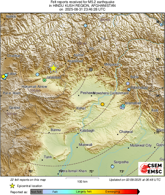 intensity map