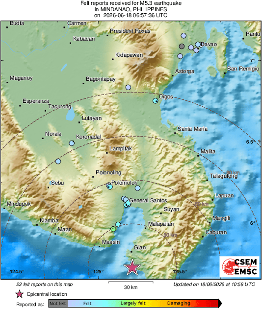 intensity map